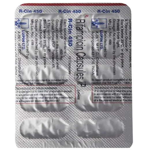 rcin 450mg capsule 10's